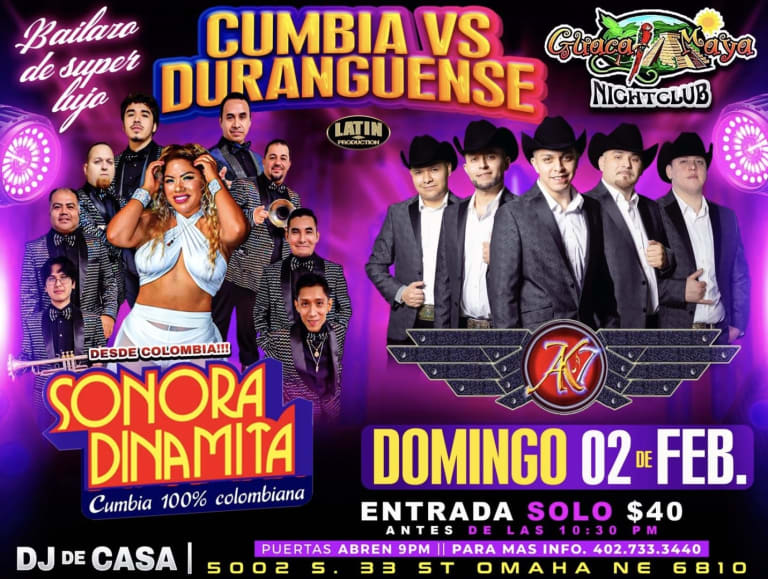 Event - LA SONORA DINAMITA, AK7  - Omaha, Nebraska - February 2, 2025 | concert tickets