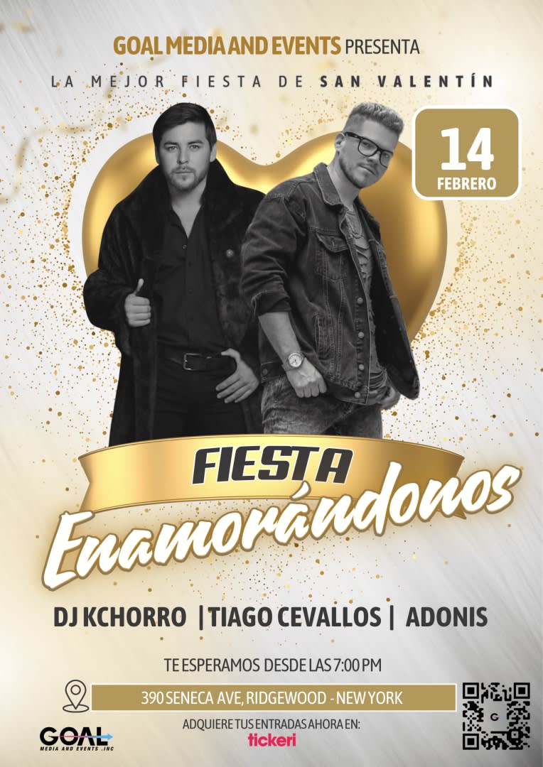 Event - FIESTA DE SAN VALENTIN: ENAMORÁNDONOS - RIDGEWOOD, New York - February 14, 2025 | concert tickets