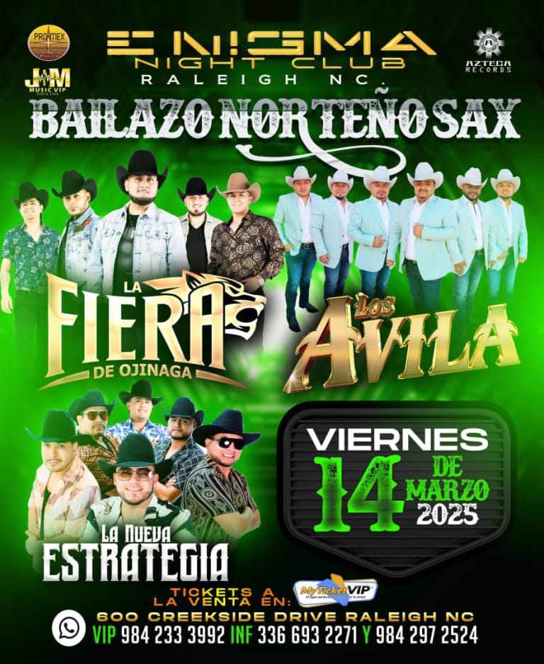 Event - LA FIERA DE OJINAGA Y MAS  - Raleigh, North Carolina - March 14, 2025 | concert tickets