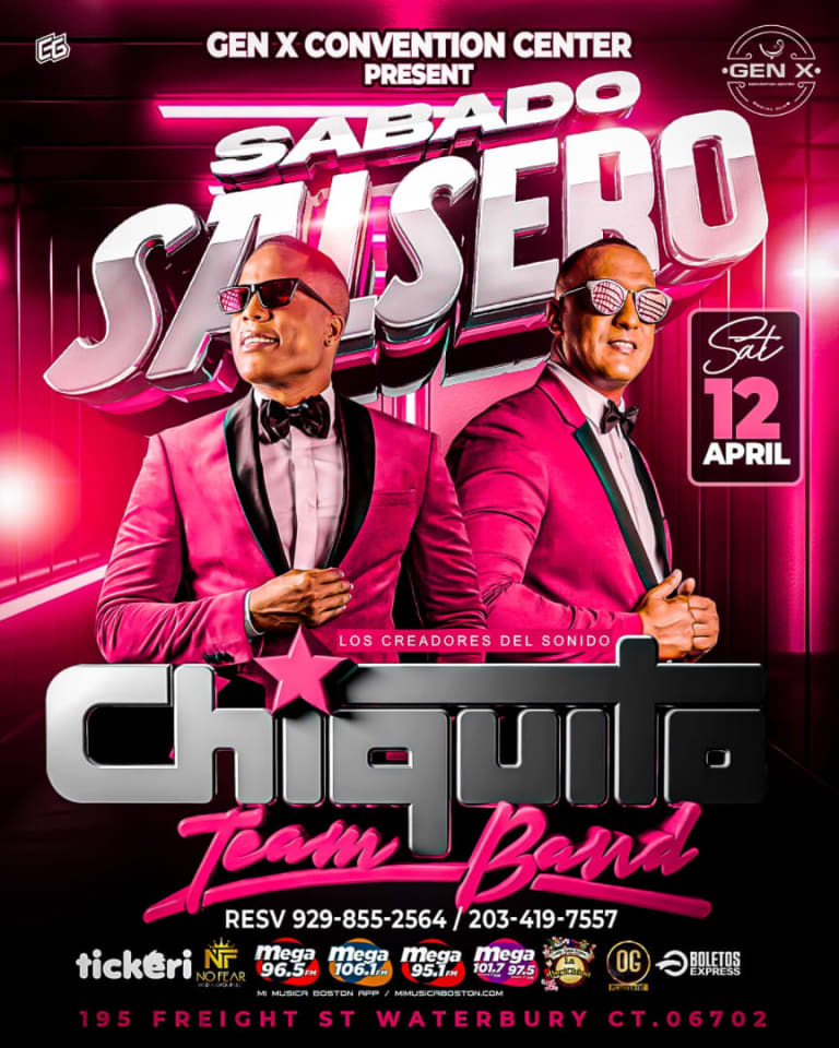 Event - Chiquito team Band at Gen X convention center waterbury ct  - Waterbury, Connecticut - April 12, 2025 | concert tickets