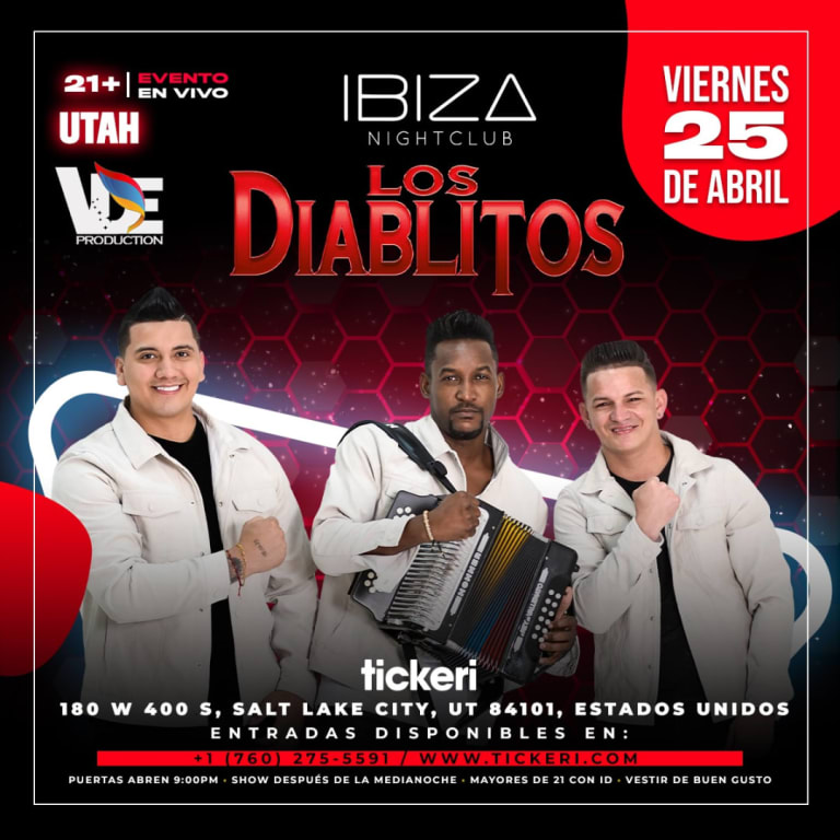 Event - Los Diablitos del Vallenato en Utah - Salt Lake City, Utah - April 25, 2025 | concert tickets