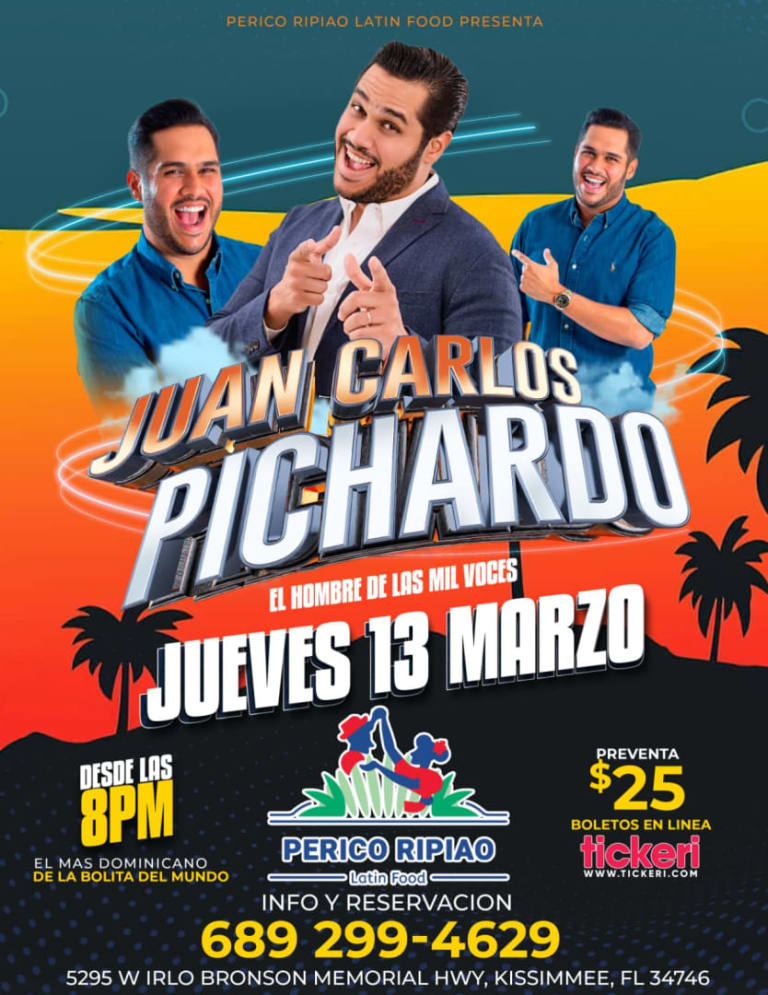 Event - Juan Carlos Pichardo  - Kissimmee, Florida - March 13, 2025 | concert tickets