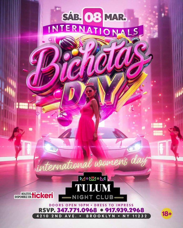 Event - BICHOTAS DAY "INTERTACIONAL WOMEN'S DAY" - Brooklyn, New York - March 8, 2025 | concert tickets