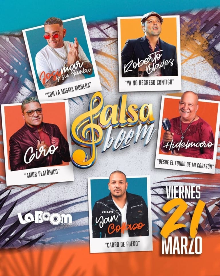 Event - SALSA BOOM EN NUEVA YORK!!! - Woodside, New York - March 21, 2025 | concert tickets