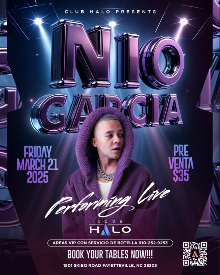 Event - Nio Garcia Performing Live - Fayetteville, North Carolina - 21 de marzo de 2025 | concert tickets