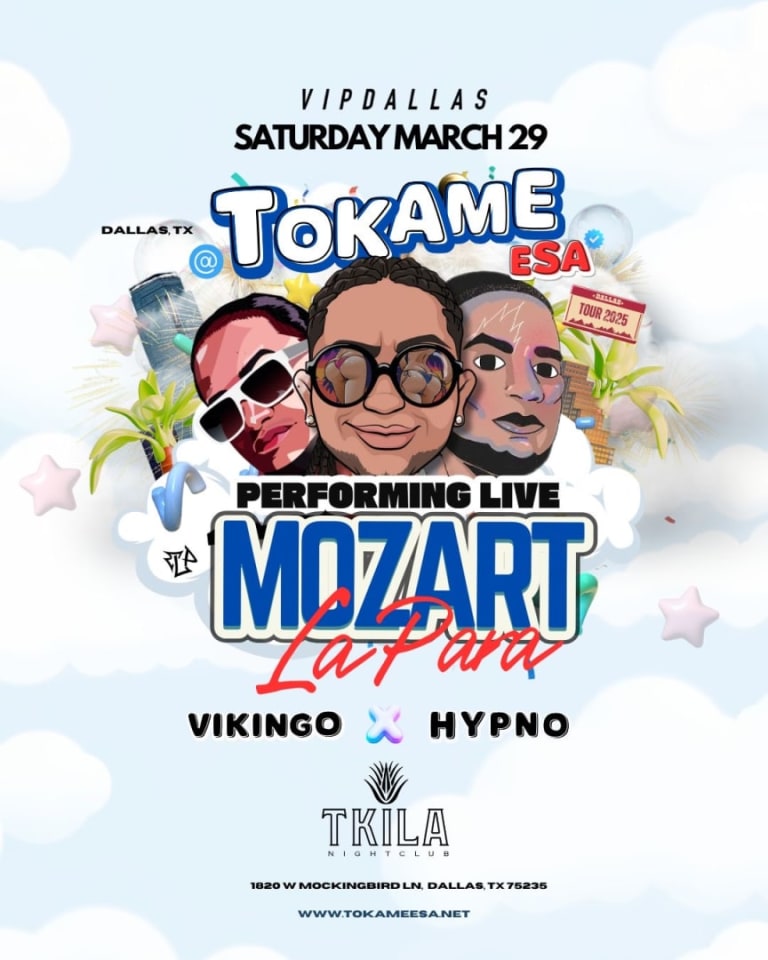 Event - MOZART LA PARA EN CONCIERTO AT TKILA NIGHT CLUB DALLAS TEXAS SATURDAY MARCH 29 - Dallas, Texas - March 29, 2025 | concert tickets