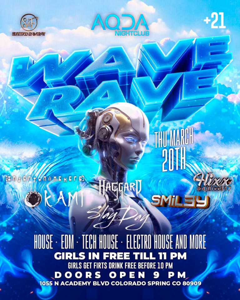 Event - WAVERAVE  - Colorado Springs, Colorado - 20 de marzo de 2025 | concert tickets