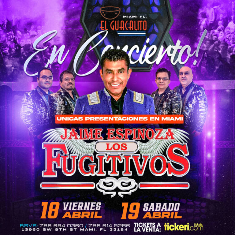 Event - Los Fugitivos En Concierto - Miami, Florida - April 18, 2025 | concert tickets