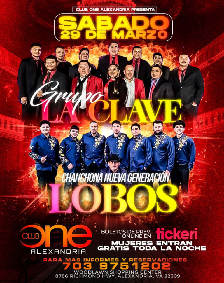 Event - GRUPO LA CLAVE Y LOS HERMANOS LOBOS EN CONCIERTO!! - Alexandria, Virginia - March 29, 2025 | concert tickets