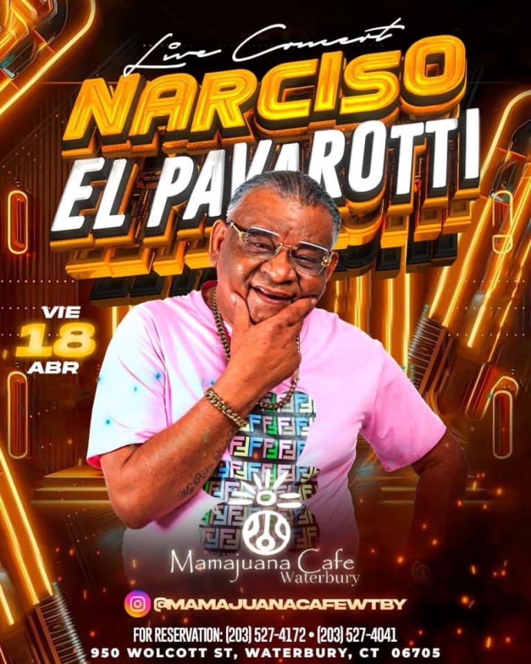 Event - Narciso El Pavarotti - Waterbury, Connecticut - April 25, 2025 | concert tickets
