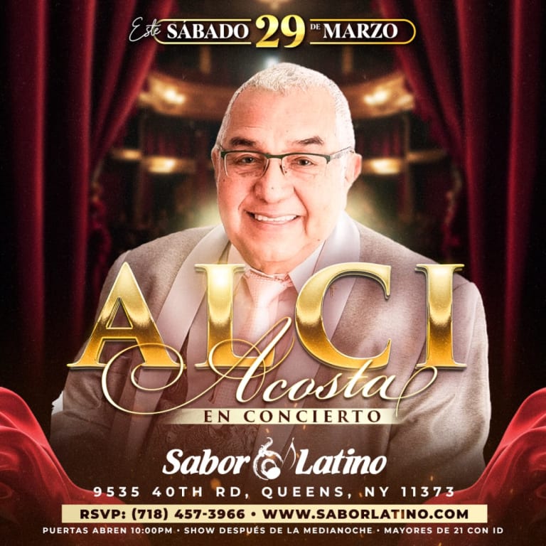 Event - ALCI ACOSTA EN NEW YORK - Queens, New York - March 29, 2025 | concert tickets