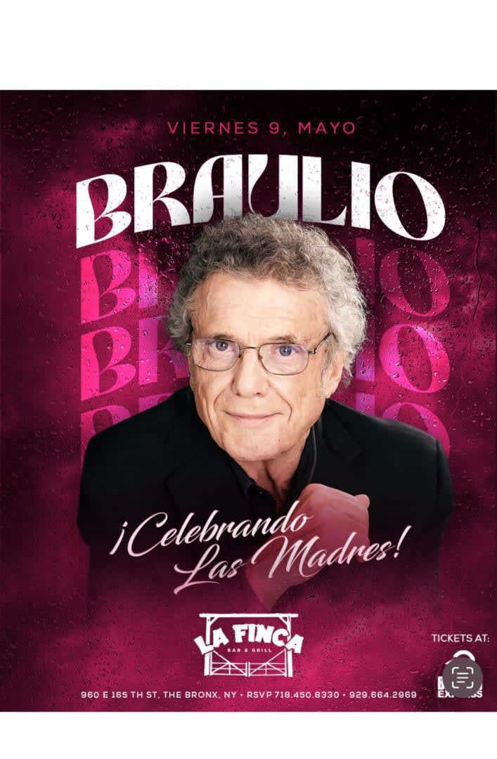 Event - Braulio en Bronx NY - Bronx, New York - May 9, 2025 | concert tickets