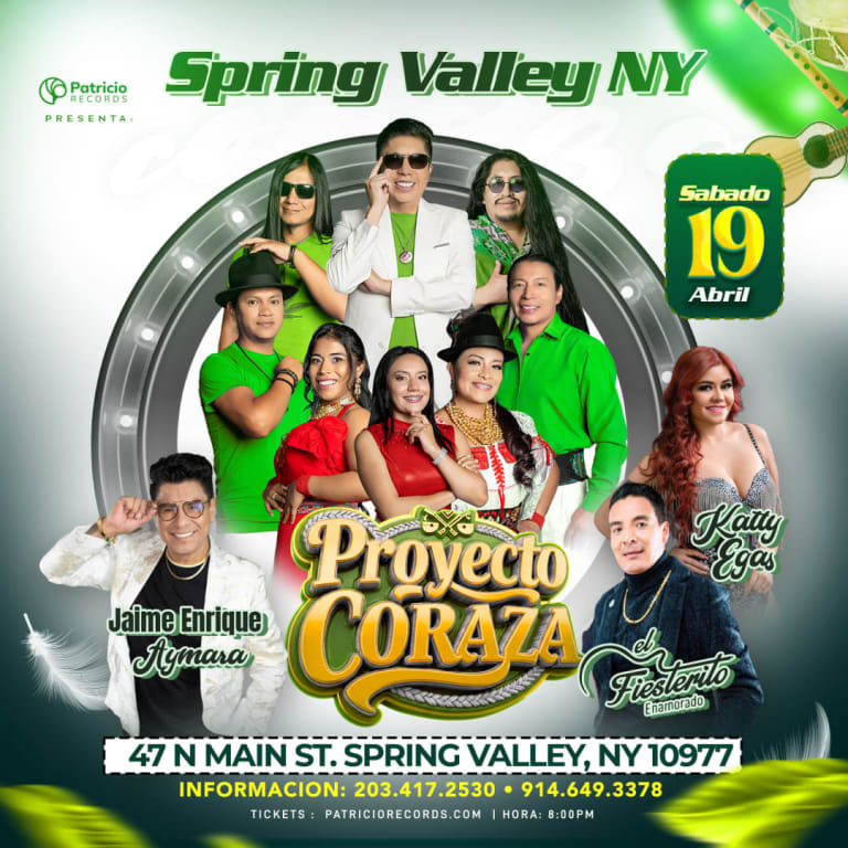 Event - PROYECTO CORAZA TOUR USA 2025 - Spring Valley NY - Spring Valley, New York - April 19, 2025 | concert tickets