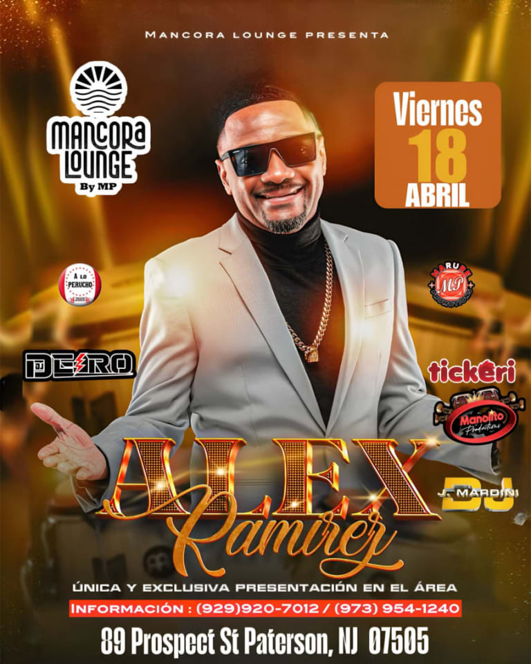 Event - Alex Ramirez en New Jersey  - Paterson, New Jersey - April 18, 2025 | concert tickets