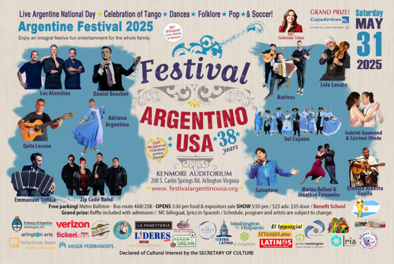 Event - 38th Festival Argentino  - Arlington, Virginia - May 31, 2025 | concert tickets