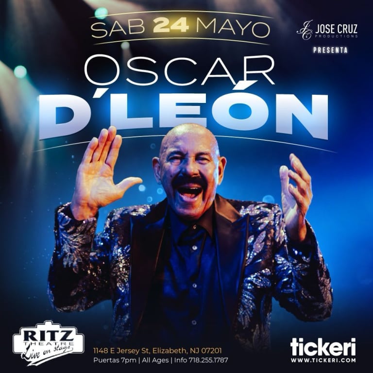Event - OSCAR D´LEÓN EN NEW JERSEY - Elizabeth, New Jersey - 24 de mayo de 2025 | concert tickets