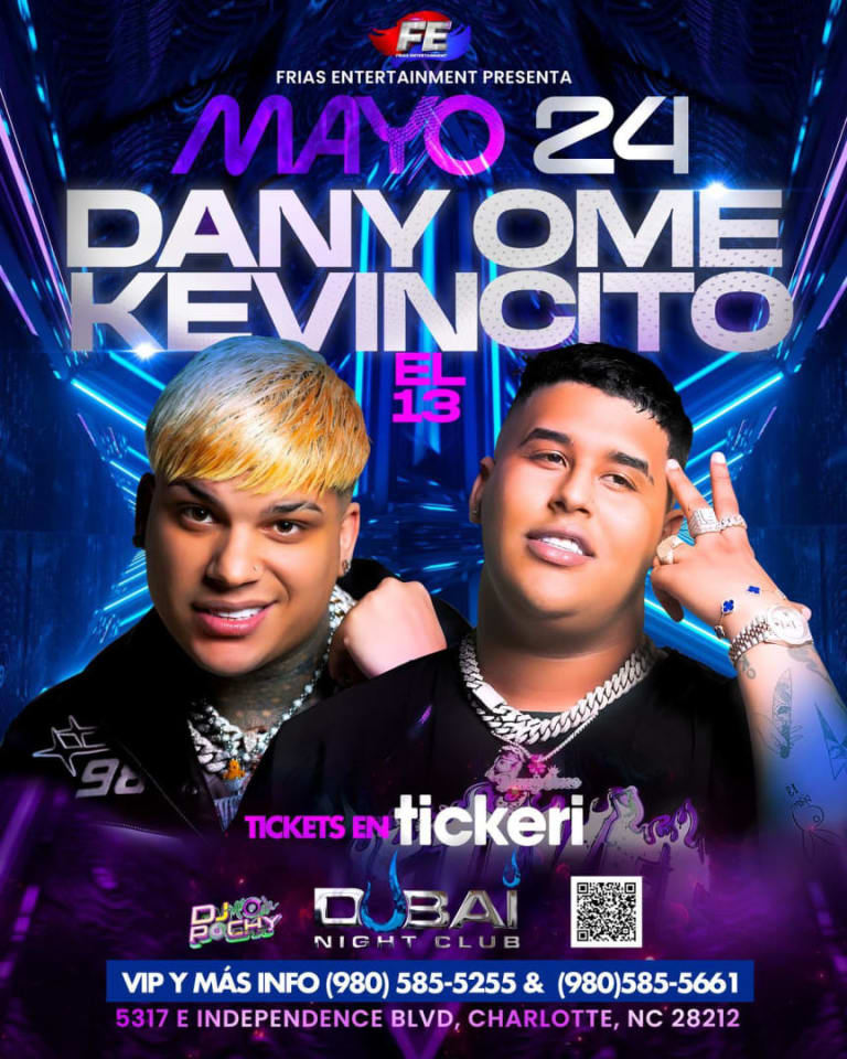 Event - Dany Ome y kevincito el 13 - Charlotte, North Carolina - May 24, 2025 | concert tickets