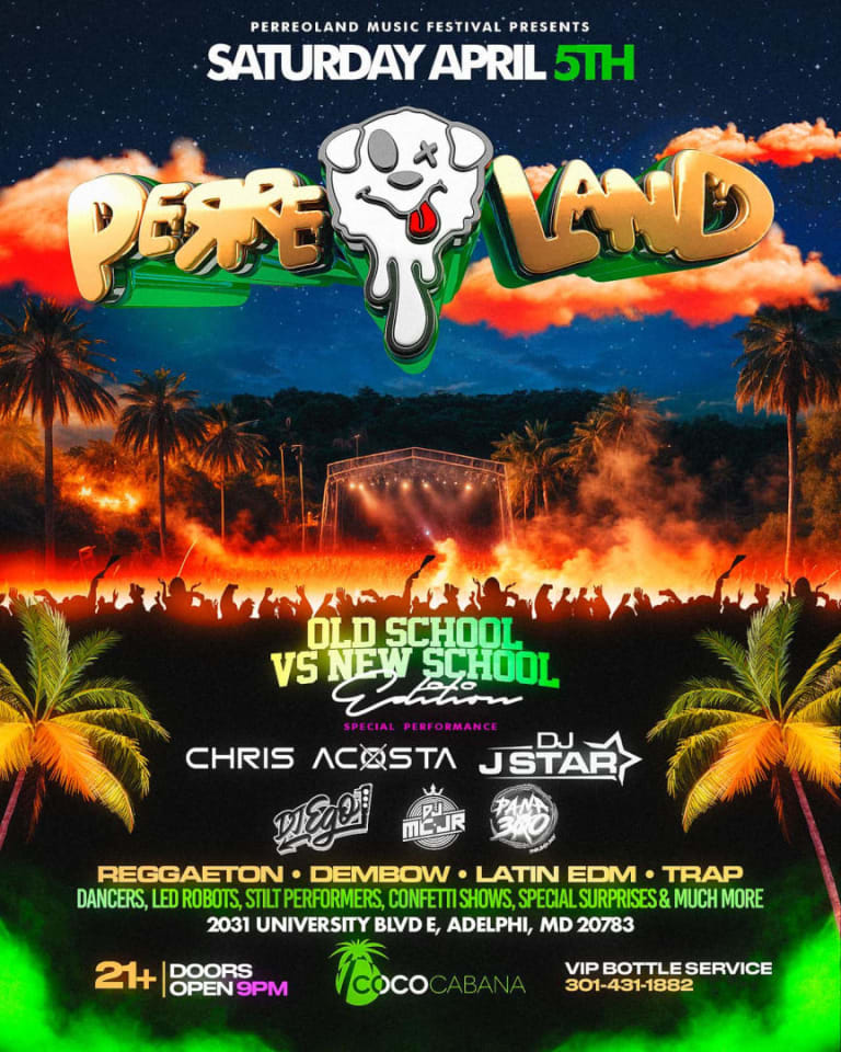Event - PERREO LAND FEST- Maryland - Adelphi, Maryland - April 5, 2025 | concert tickets