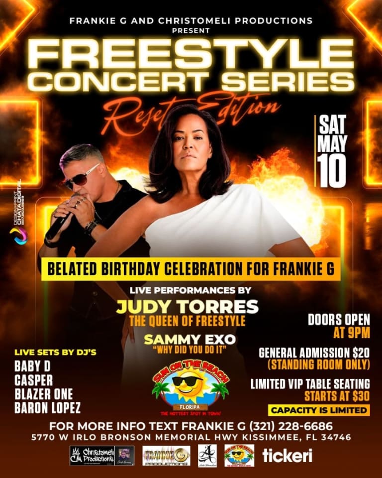 Event - Freestyle Concert Series - "Reset Edition" - Kissimmee, Florida - May 10, 2025 | concert tickets