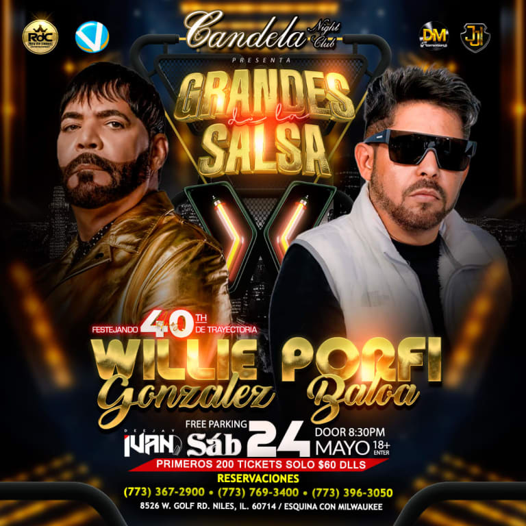 Event - Leyendas de la SALSA en CHICAGO - Niles, Illinois - May 24, 2025 | concert tickets