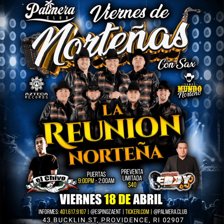 Event - LA REUNION NORTEÑA en Providence, RI - Providence, Rhode Island - April 18, 2025 | concert tickets