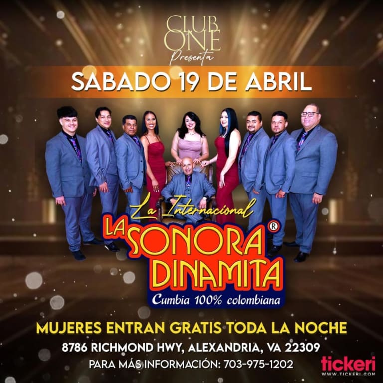 Event - LA SONORA  DINAMITA EN CONCIERTO!!! - Alexandria, Virginia - April 19, 2025 | concert tickets