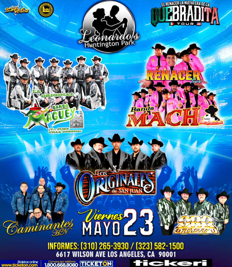 Event - BANDA MAGUEY BANDA MACH @ LEONARDOS HP - Los Angeles, California - May 23, 2025 | concert tickets