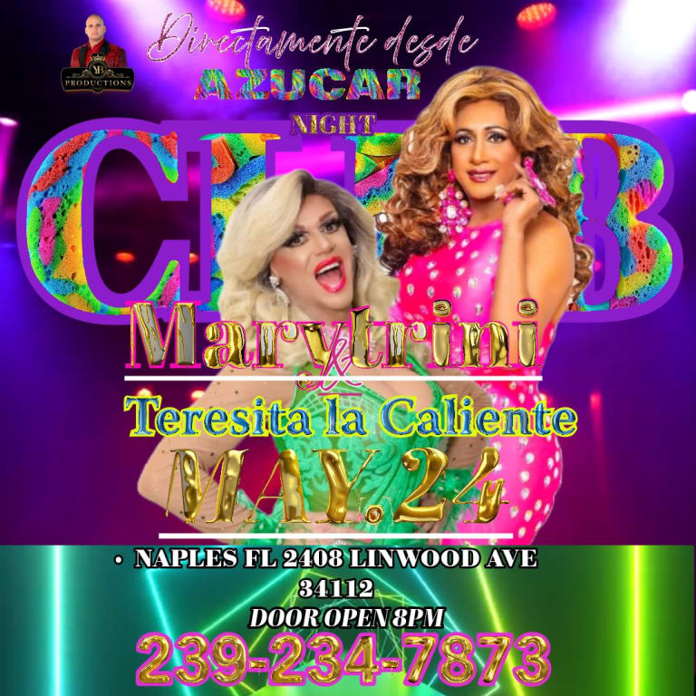 Event - Directamente desde Miami Azucar Night Club a Naples, Marytrini y teresita la Caliente  - Naples, Florida - May 24, 2025 | concert tickets