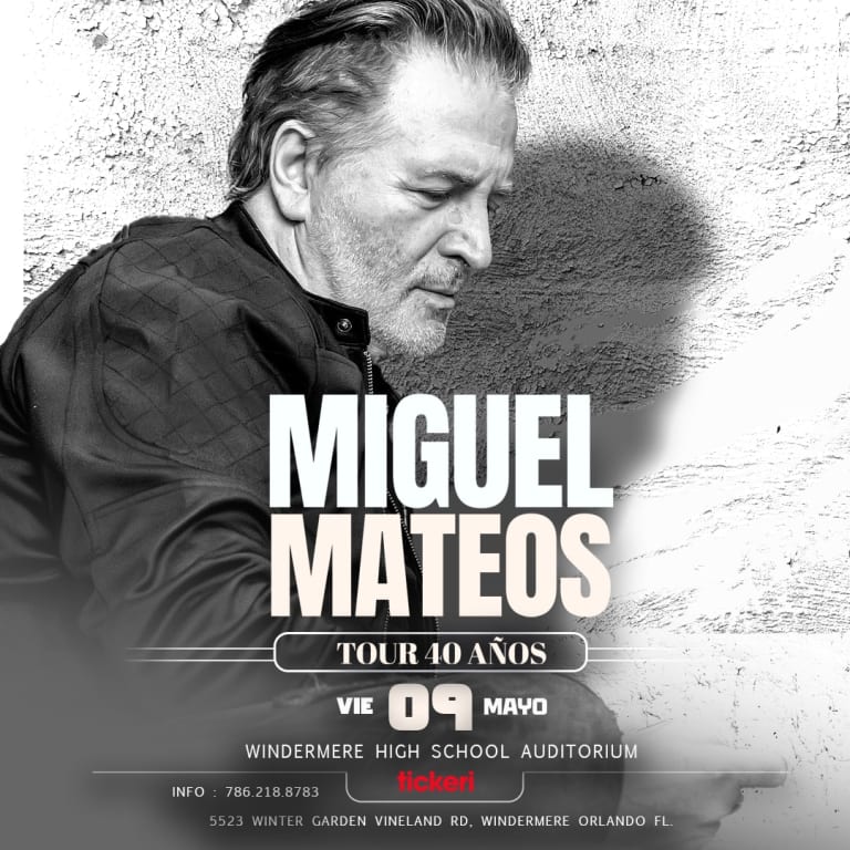 Event - MIGUEL MATEOS EN CONCIERTO!!! - Windermere, Florida - May 9, 2025 | concert tickets