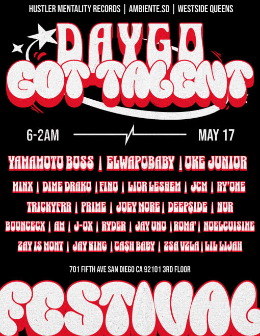 Event - DAYGO GOT TALENT  - San Diego, California - May 17, 2025 | concert tickets
