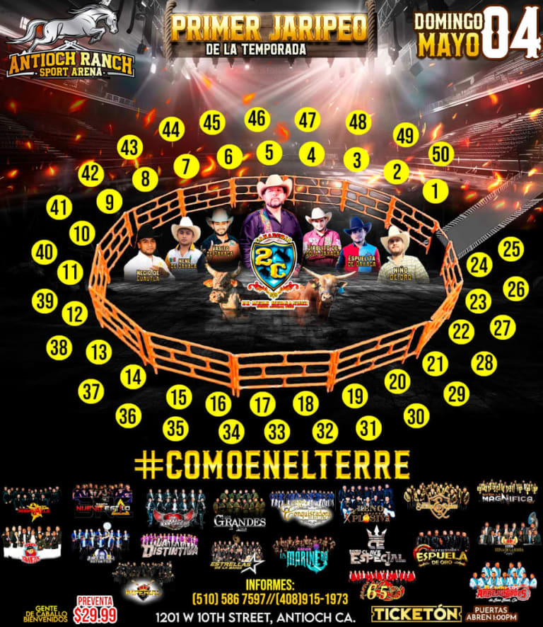 Event - FESTIVAL DE LA BANDA COMO EN EL TERRE - Antioch, California - May 4, 2025 | concert tickets