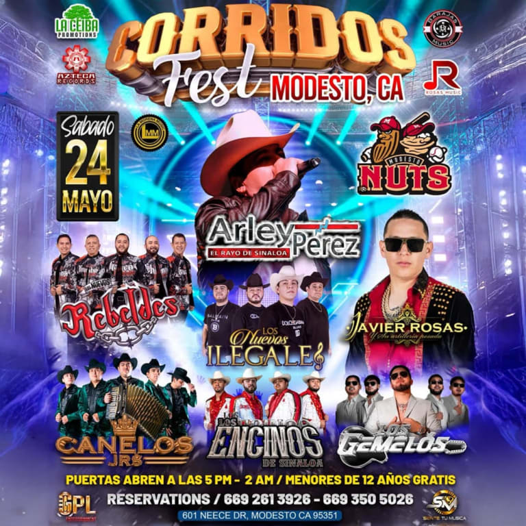 Event - Corrido Fest Modesto, CA Sábado 24 de Mayo - Modesto, California - May 24, 2025 | concert tickets