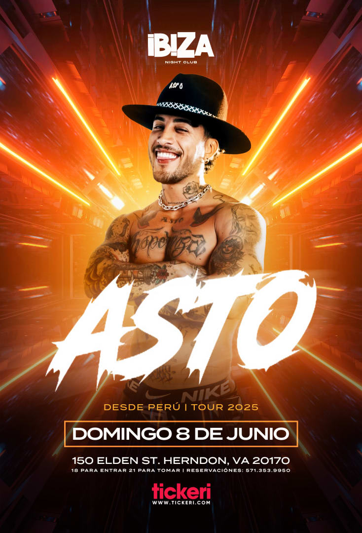 Event - DJ ASTO EN HERNDON VA  - Herndon, Virginia - 8 de junio de 2025 | concert tickets