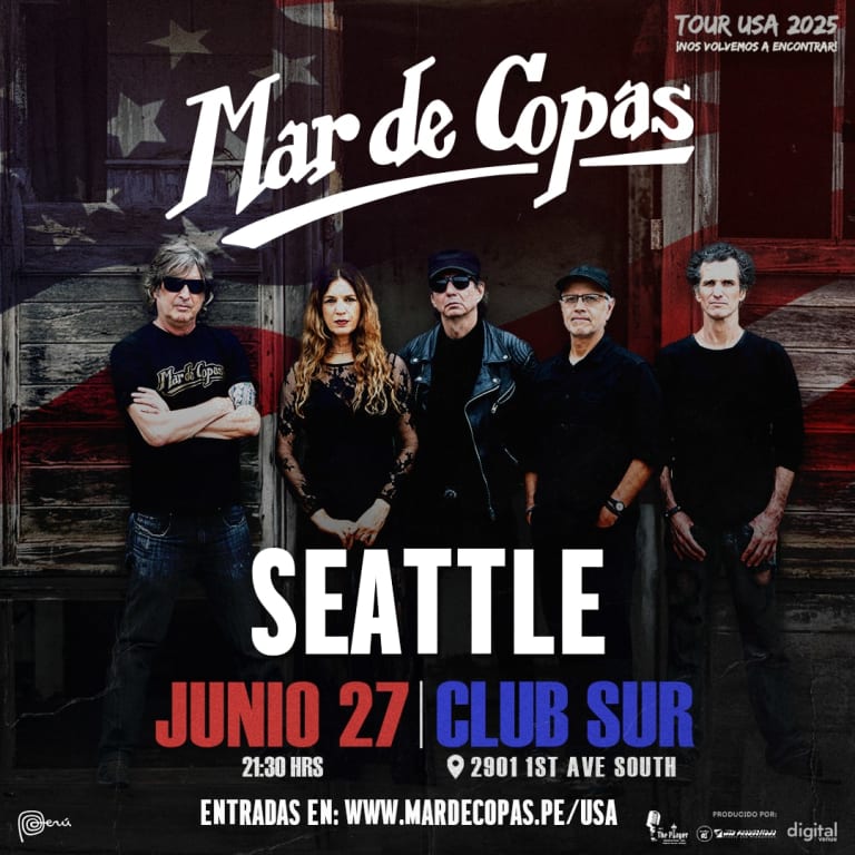 Event - MAR DE COPAS EN SEATTLE - TOUR 2025 - Seattle, Washington - 27 de junio de 2025 | concert tickets