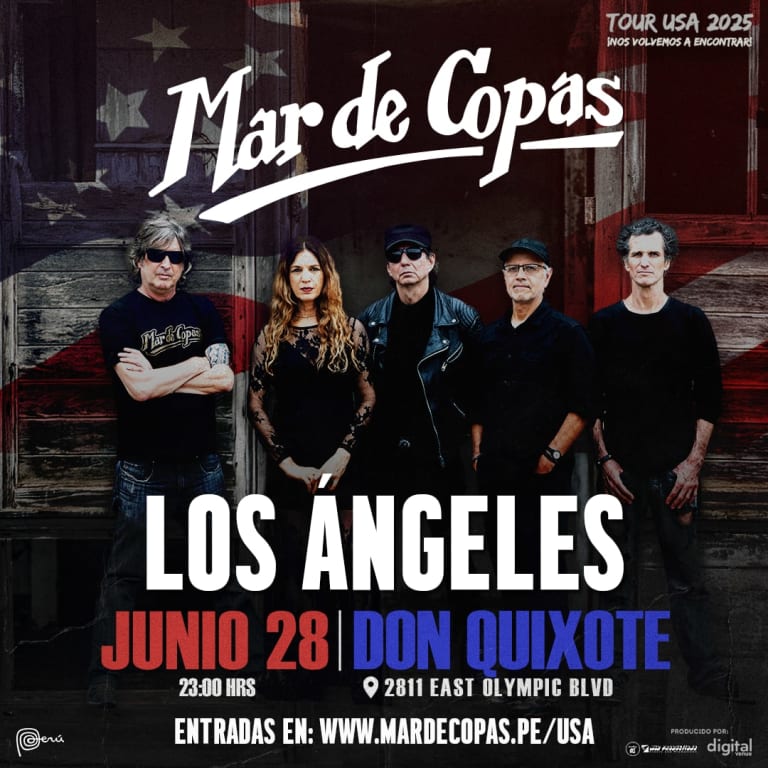 Event - MAR DE COPAS EN LOS ANGELES - TOUR 2025 - Los Angeles, California - June 28, 2025 | concert tickets