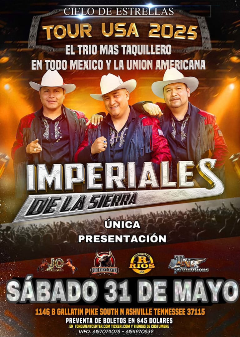 Event - Imperiales De La Sierra  - Nashville, Tennessee - May 31, 2025 | concert tickets