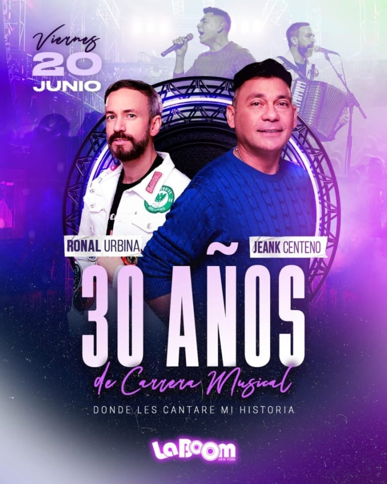 Event - Ronal Urbina & Jeank Centeno en concierto! - Woodside, New York - June 20, 2025 | concert tickets