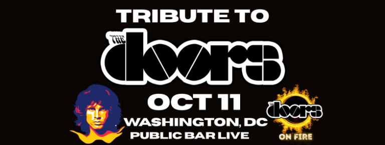 Event - Tribute to THE DOORS- Washington DC- The Doors on Fire- Public Bar Live - Washington, District Of Columbia - October 11, 2025 | concert tickets