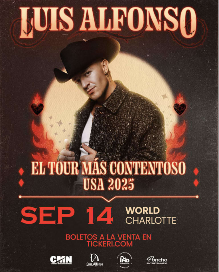 Event - Luis Alfonso en Charlotte - Charlotte, North Carolina - September 14, 2025 | concert tickets