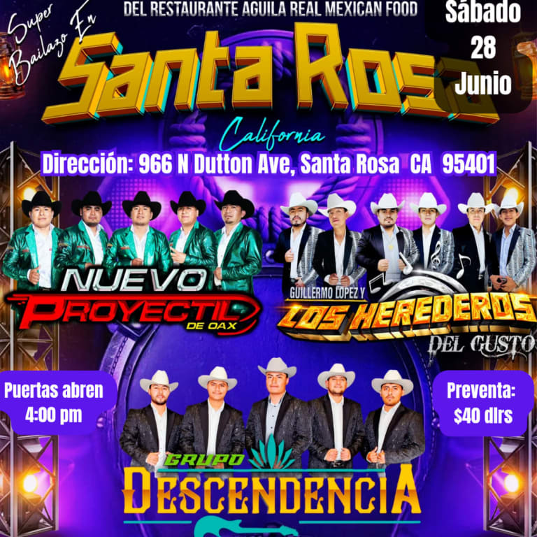 Event - Super Bailazo!  - Santa Rosa, California - 28 de junio de 2025 | concert tickets