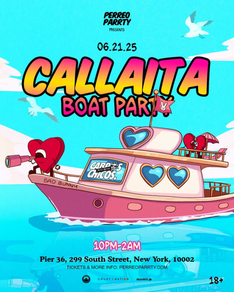 Event - CALLAITA - Latin & Reggaeton Boat Party Yacht Cruise NYC, 18+ - New York, New York - June 21, 2025 | concert tickets