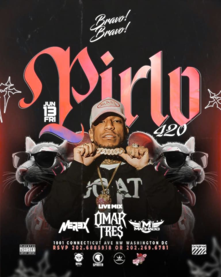 Event - PIRLO 420 EN VIVO WASHINGTON DC. - Washington, District Of Columbia - June 13, 2025 | concert tickets