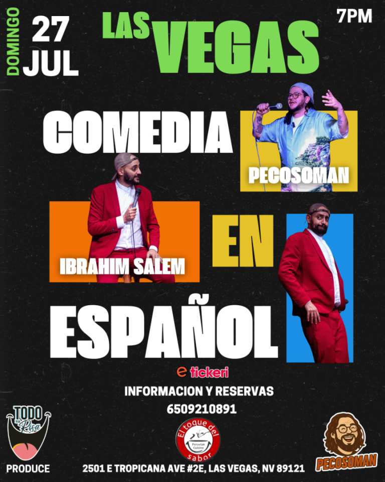 Event - LAS VEGAS-COMEDIA LATINA IBRAHIM SALEM - LAS VEGAS, Nevada - July 27, 2025 | concert tickets