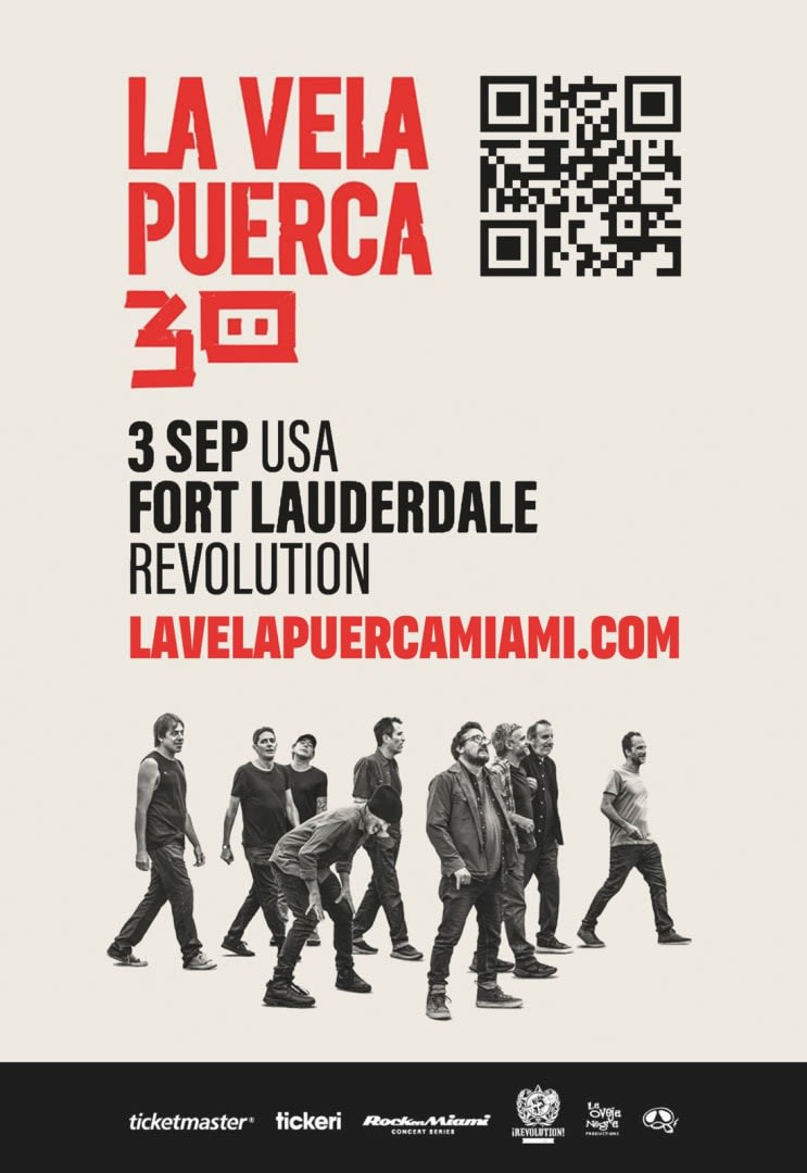 Event - La Vela Puerca '30 Años" en Miami  - Fort Lauderdale, Florida - September 3, 2025 | concert tickets