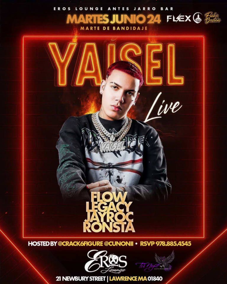 Event - Yaisel @ Eros Lounge Lawrence Ma - Lawrence, Massachusetts - June 24, 2025 | concert tickets