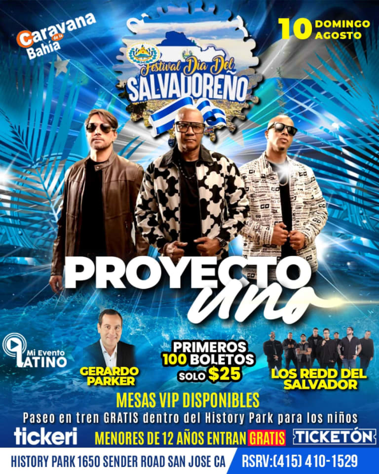 Event - DIA DEL SALVADORENO 2025 - San Jose, California - August 10, 2025 | concert tickets