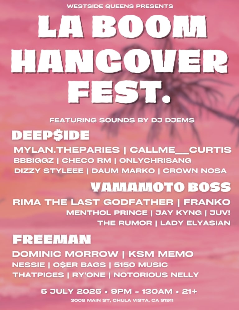 Event - LA BOOM HANGOVER FEST  - Chula Vista, California - July 5, 2025 | concert tickets