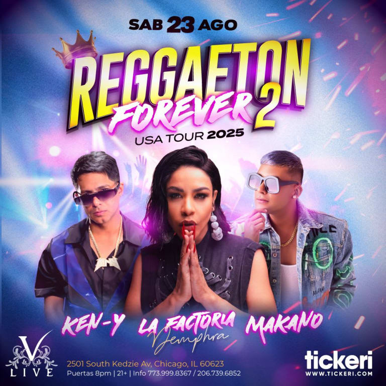 Event - KEN-Y , LA FACTORIA Y MAKANO EN VIVO EN CHICAGO - Chicago, Illinois - August 23, 2025 | concert tickets