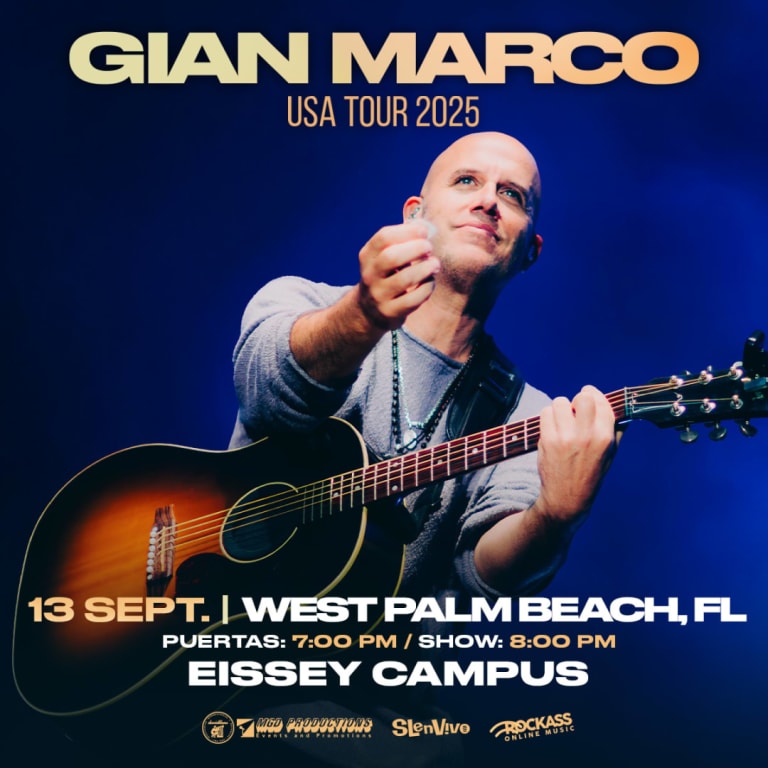 Event - Gian Marco en West Palm Beach - Palm Beach Gardens, Florida - September 13, 2025 | concert tickets