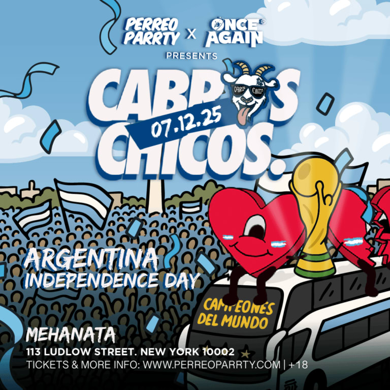 Event - Argentina Independence Day at Mehanata Reggaeton Dance Party in NYC - 18+ - New York, New York - July 12, 2025 | concert tickets
